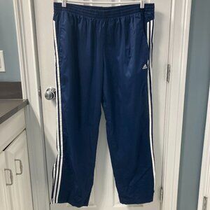 Adidas Mesh Lined Athletic Track Pants Climaproof Size 2XL
